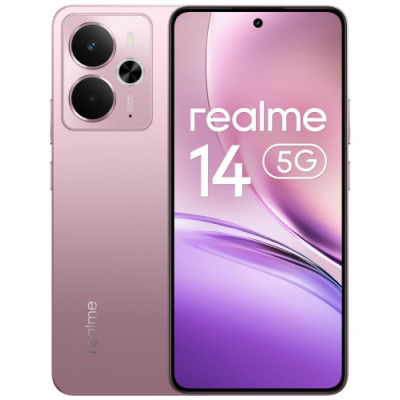 realme 14 16,9 cm (6.67) SIM doble Android 15 5G 12 GB 256 GB 5860 mAh Rosa