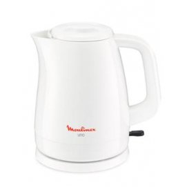 Hervidor Moulinex UNO BY150100, 1.5 litros, 2400W, blanco