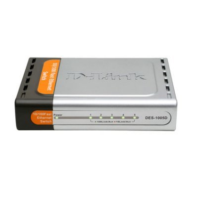 Switch D-Link DES-1005D 5 Puertos/ 5 RJ-45 10/100
