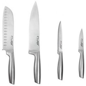 CUCHILLO RIVER CUC-0401-AC inox SET DE 4