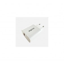 Approx APPUSBWALL18 Kit 2 in 1: 18W Cargador QC 3.0 + Cable USB Tipo-C