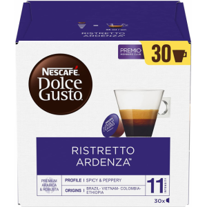 Estuche de cápsulas de café Dolge Gusto Nescafé 12562742, Espresso, Ristretto, Ardenza, 30 cápsulas