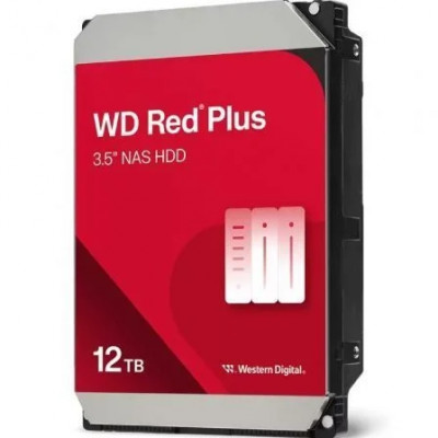 Disco Duro Western Digital WD Red Plus NAS 12TB/ 3.5/ SATA III/ 256MB