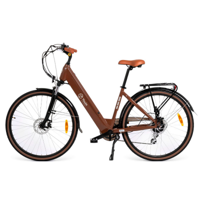 BK2128O bicicleta eléctrica Marrón Aluminio 71,1 cm (28) 25,6 kg Ión de litio