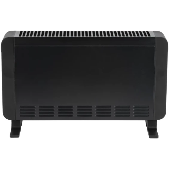 Convector Jata JCRC2215, 2.000 W, 3 potencias, termostato regulable, negro