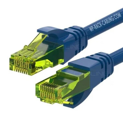 Cable de red wp latiguillo rj45 u - utp cat.6a 3m azul