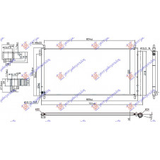 CONDENSER 2.0 D4D DIESEL (696x325x16) (NRF)