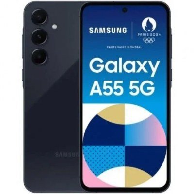 Smartphone Samsung Galaxy A55 Enterprise Edition 8GB/ 128GB/ 6.6/ 5G/ Negro Eclipse