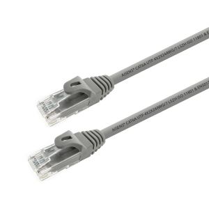 Aisens Cable De Red Rj45 Lszh Cat.6A 500 Mhz Utp Awg24 Gris 3M