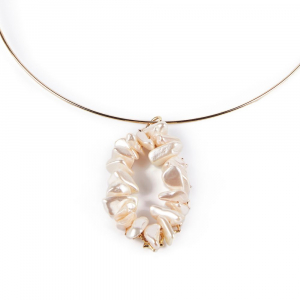 MISSISSIPPI LUXE collar #PERLAS #oro brillo 1 u
