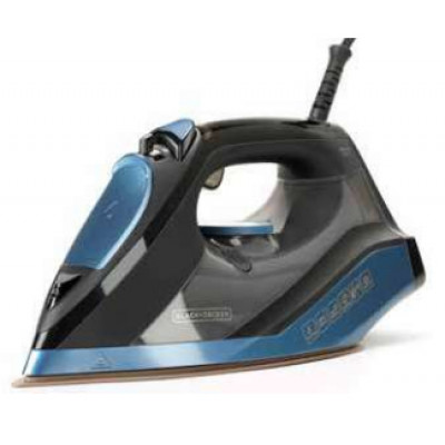 BXIR2801E Plancha vapor-seco Suela de cerámica 2800 W Negro, Azul