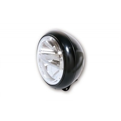 HIGHSIDER 7 inch Voyage HD-Style LED headlight, bottom mounting 223-165