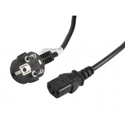 Cable de alimentacion lanberg schuko cee 7 - 7 a iec320 c13 3m