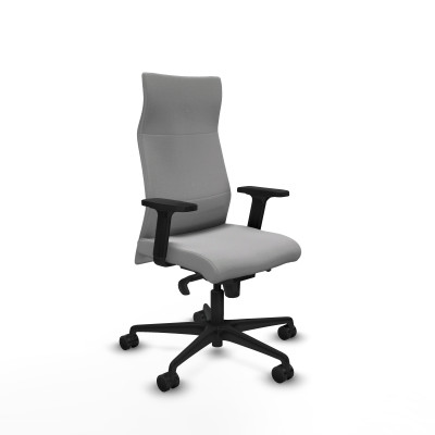 Albacete dirección sincro bali gris claro brazos 2D base nailon ruedas 65 nailon