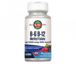 B-6 B-12 METHYL FOLATE comprimidos 60 u
