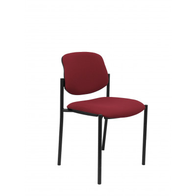 Silla fija Styl bali granate chasis negro