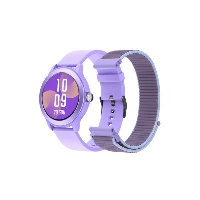 SPC Smartee Duo Vivo Reloj Smartwatch Pantalla Redonda 1.27 - Mas de 100 Modos Deportivos - Monitoreo de Salud - Resistencia IP68 - Color Violeta