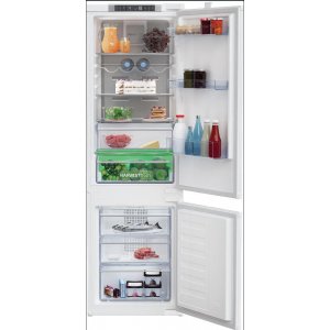 Frigorífico combi integrable Beko BCNA275E4SN, No Frost, clase E, 177.5 x 54 cm, blanco