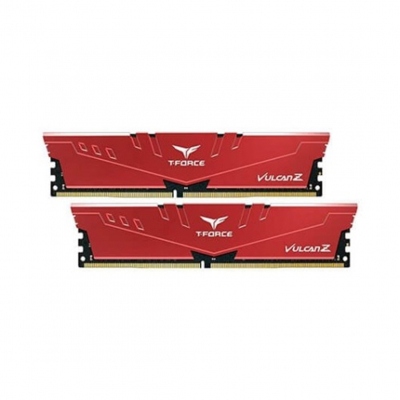 Memoria ram ddr4 16gb 2 x 8gb teamgroup vulcan z - 3600mhz - pc4 28800 - red - cl18 - 1.35v