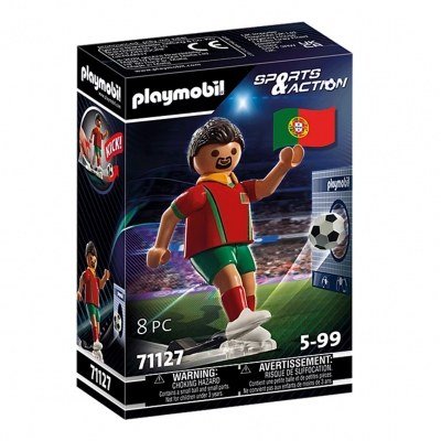 Playmobil jugador de futbol - portugal