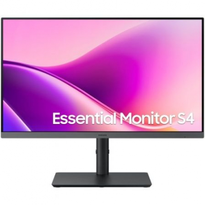 Monitor Profesional Samsung Essential Monitor S4 S43UF S24F434UAU/ 24/ Full HD/ Regulable en altura/ Negro