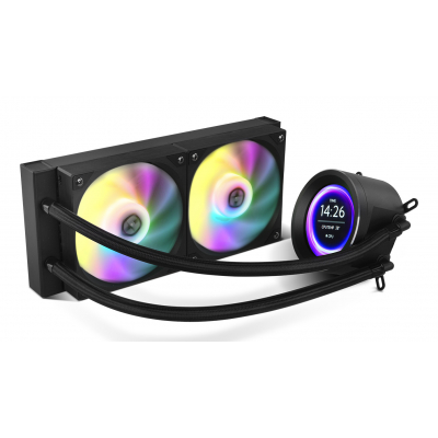 Hummer X-240 LCD Procesador Refrigerador de aire 12 cm Negro 1 pieza(s)