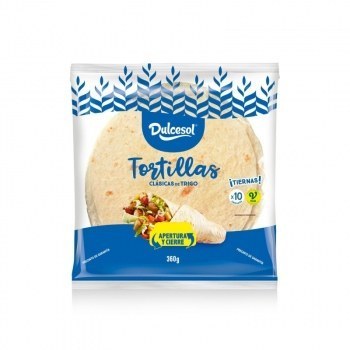 Dulcesol Tortillas Trigo 6 Unidades 216Grs