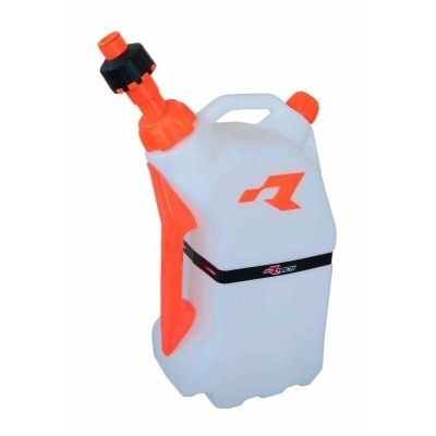 RACETECH Quick Fill Fuel Can 15L Translucent/Orange R-GASCAAR0020