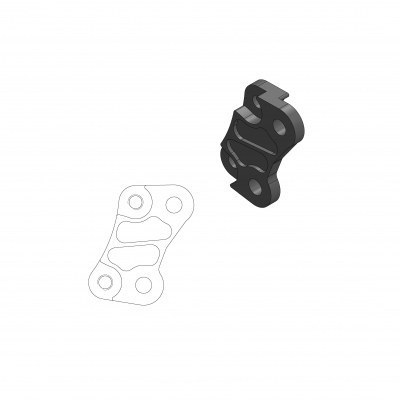 Soportes adaptadores para kit disco flotante de 260mm MOTO-MASTER 211075