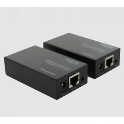 EXTENSOR HDMI CON CABLE RJ45 CAT 6 (30m) APPROX SOPORTA RESOLUCIONES 1080P, 3D Y SONIDO DTS Y DOLBY