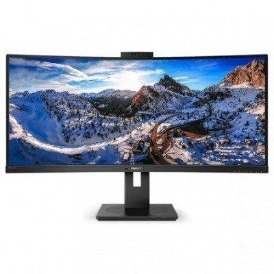 Monitor Profesional Ultrapanorámico Curvo Philips 346P1CRH 34/ WQHD/ Webcam/ Multimedia/ Negro