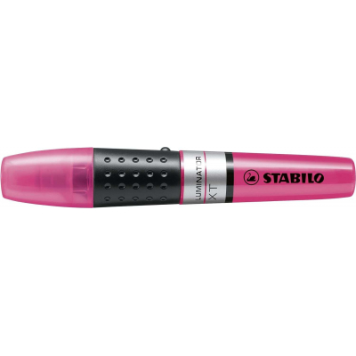 Stabilo Luminator Marcador Fluorescente - Mayor Suministro de Tinta - Zona de Agarre - Trazo entre 2 y 5mm - Color Rosa
