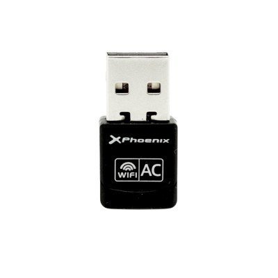 Phoenix nano adaptador wifi usb receptor red inalámbrico 600mbps dual band