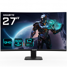 MONITOR GIGABYTE 27P QHD 2560x1440 165HZ OC170HZ 2HDMI 1DP 1 MS PANEL VA