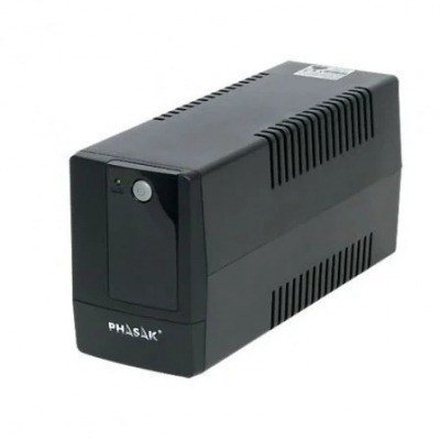 SAI Línea Interactiva Phasak Basic Interactive 600 VA/ 600VA360W/ 2 Salidas/ Formato Torre