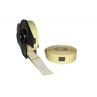 Brother DK11218 - Etiquetas Genericas Precortadas Circulares - 24 mm de Diametro - 1000 Unidades - Texto negro sobre fondo blanco