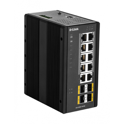 DIS-300G-14PSW Gestionado L2 Gigabit Ethernet (10/100/1000) Energía sobre Ethernet (PoE) Negro