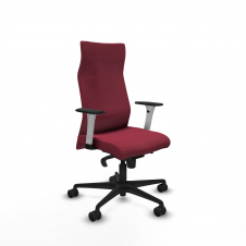 Piqueras y Crespo Albacete direcci?n sincro bali granate brazos 1D blancos base nailon ruedas 65 nailon