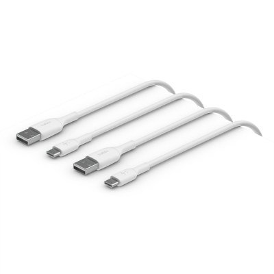 CABLE BELKIN CAB001BT1MWH2PK USB-C A USB-A BOOS CHARGE? 1m COLOR BLANCO PACK 2 UNIDADES