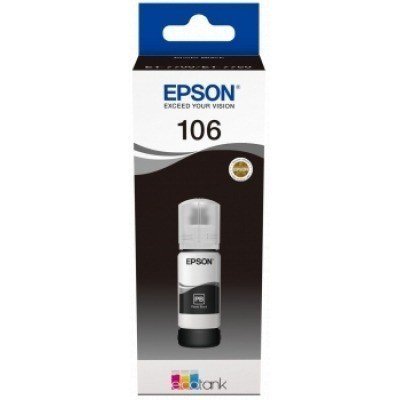 Epson 106 Negro Photo - Botella de Tinta Original C13T00R140