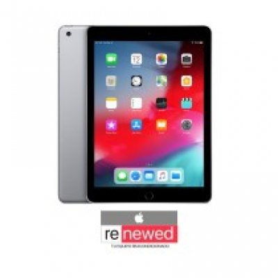 Renewed apple ipad 2018 32gb wifi space grey sin cable - sin cargador -1 año car