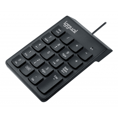 Teclado numérico USB CK-NUM-19T negro
