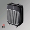 Termoventilador FM TR-2000, 2.000 W, negro