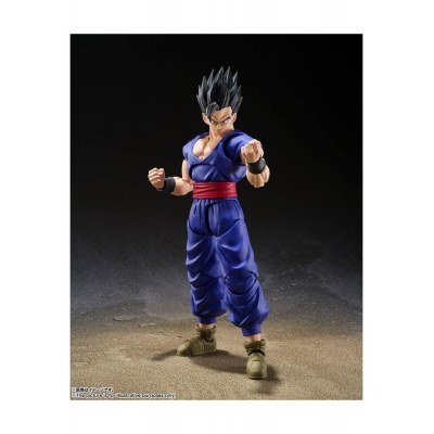 Figura tamashii nations dragon ball ultimate son gohan super hero 14 cm super sh figuarts re - run