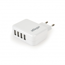 EnerGenie EG-U4AC-02 cargador de dispositivo móvil Universal Blanco Corriente alterna Interior