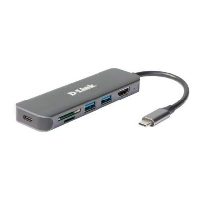 6-IN-1 USB-C HDMI/CARD READER/POWER