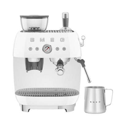 Smeg Portafilter Coffee Machine - White
