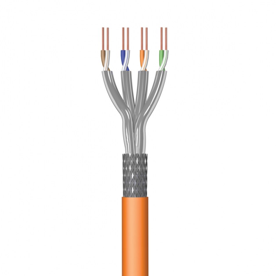 Ewent - IM1225 cable de red Naranja 30 m Cat7 S/FTP (S-STP)