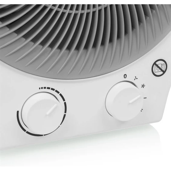 Calefactor y ventilador 2 en 1 Tristar KA-5140, 2.000 W, blanco - imagen 4