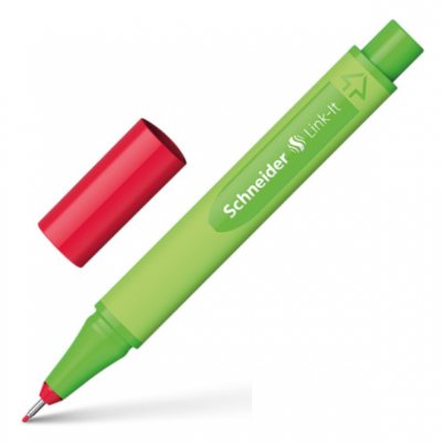 Link-It rotulador de punta fina Rojo 10 pieza(s)